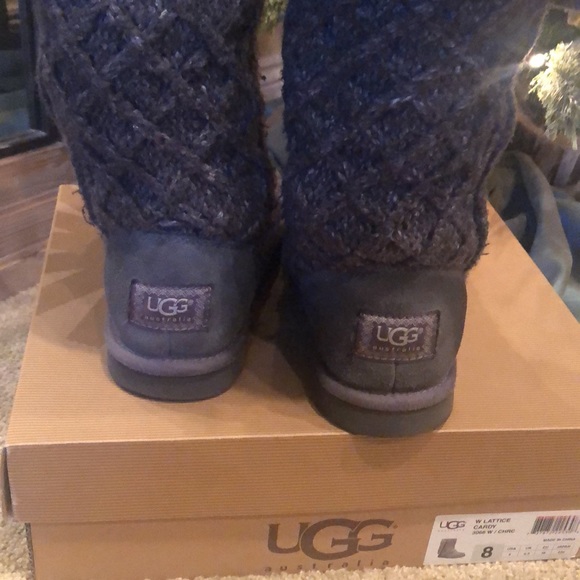UGG W Lattice Candy Boots - Picture 3 of 8